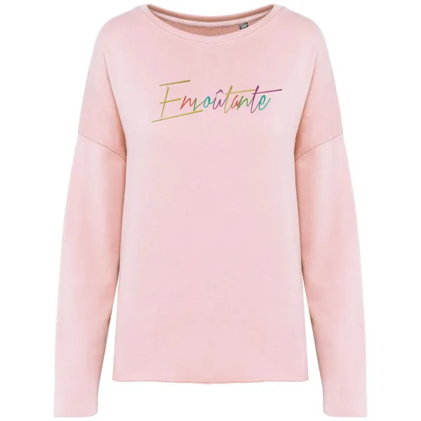 sweat shirt femme brodé envoutante