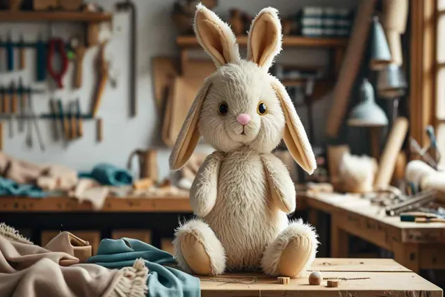 Comment est réalisée la fabrication d'une peluche enfant