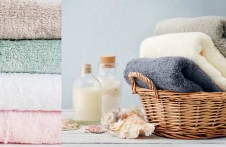 Draps de bain et serviettes éponge