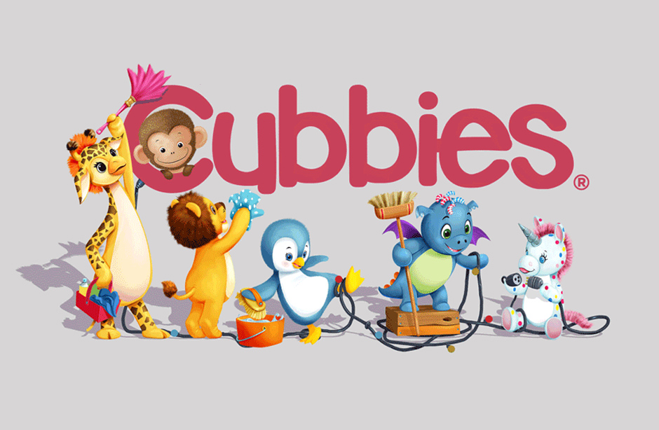 Peluches brodées et personnalisées de la marque Cubbies